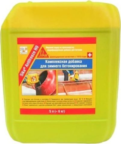 Sika Antifreeze N9 комплексная добавка для зимнего бетонирования