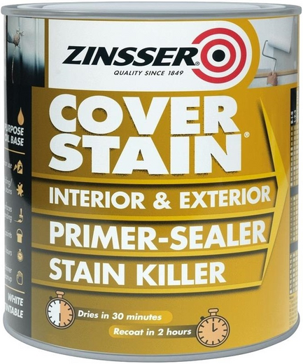 Rust-Oleum Zinsser Cover Stain Primer грунт пятноустраняющий на алкидной основе