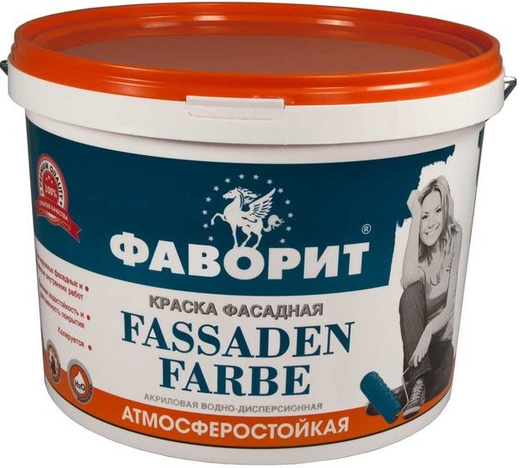 Фаворит ВД-АК-11 Ф-1 Fassaden Farbe краска фасадная акриловая водно-дисперсионная Фаворит ВД-АК-11 Ф-1 Fassaden Farbe краска фасадная акриловая водно-дисперсионная