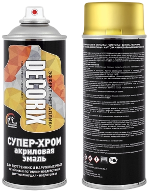 Decorix Super Chrome Enamel эмаль супер-хром Decorix Super Chrome Enamel эмаль супер-хром недорого с доставкой