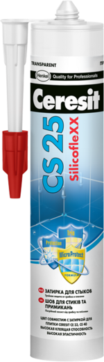 Ceresit CS 25 SilicofleXX затирка-герметик силиконовая для стыков Ceresit CS 25 SilicofleXX затирка-герметик силиконовая для стыков