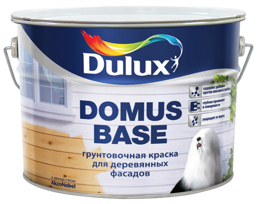Dulux Domus Base грунтовочная краска для деревянных фасадов