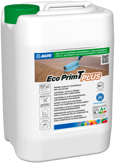 Mapei Eco Prim T Plus универсальная грунтовка для внутренних работ