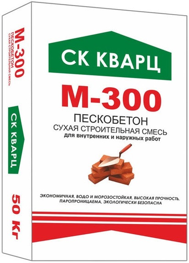 СК Кварц М-300 пескобетон
