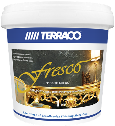 Terraco Fresco Pearlesent покрытие декоративное с цветным мерцанием