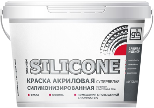 Goodhim Silicone краска акриловая силиконизированная Goodhim Silicone краска акриловая силиконизированная