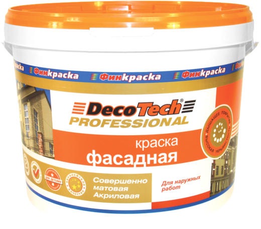 Decotech Professional краска фасадная акриловая