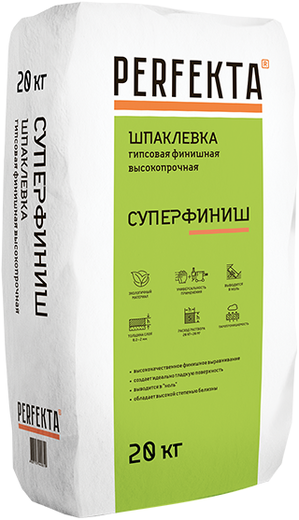 Perfekta Суперфиниш шпаклевка гипсовая финишная высокопрочная