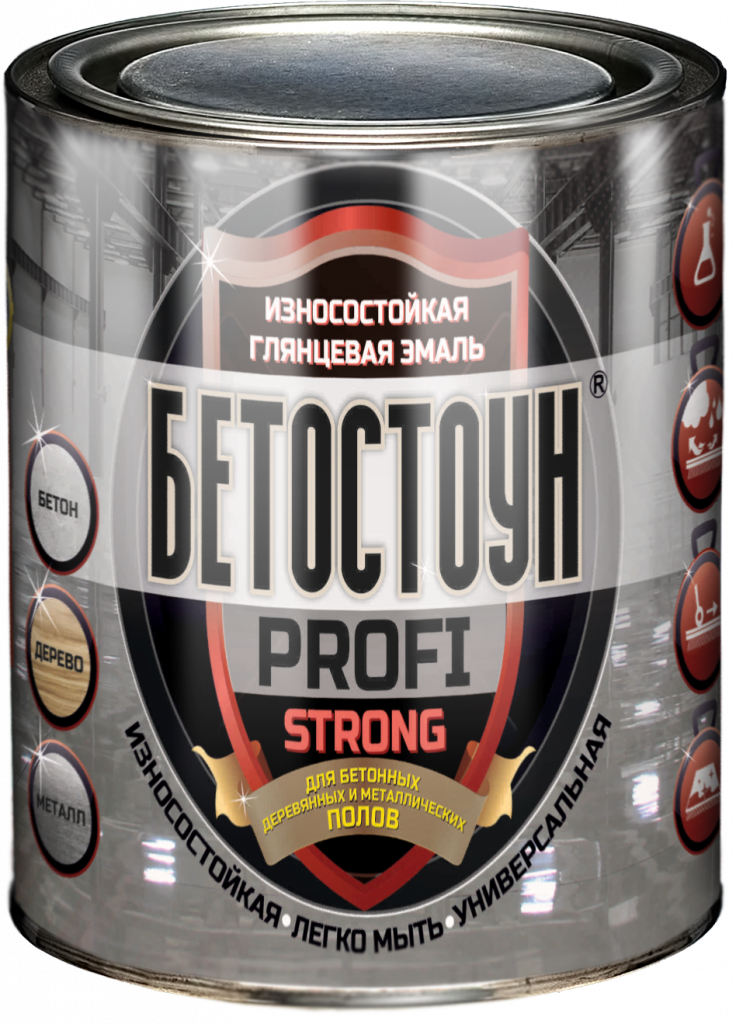 Бетостоун PROFI «STRONG»(эмаль для бетонных, деревянных и металлических полов)