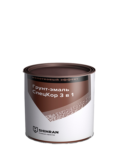 Грунт-эмаль по ржавчине 3в1  «Спецкор» с молотковым эффектом