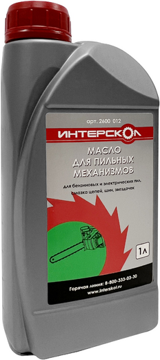 Интерскол масло для пильных механизмов