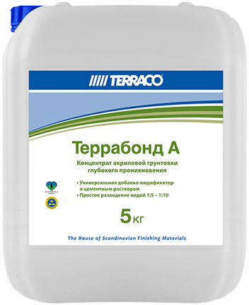 Terraco Террабонд A концентрат акриловой грунтовки глубокого проникновения