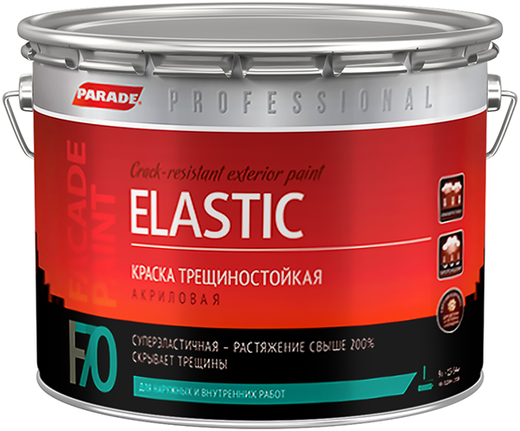 Parade Professional F70 Elastic краска трещиностойкая акриловая Parade Professional F70 Elastic краска трещиностойкая акриловая