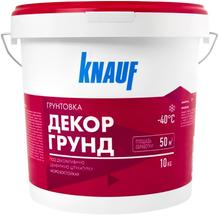 Кнауф Декоргрунд грунтовка под декоративную цементную штукатурку