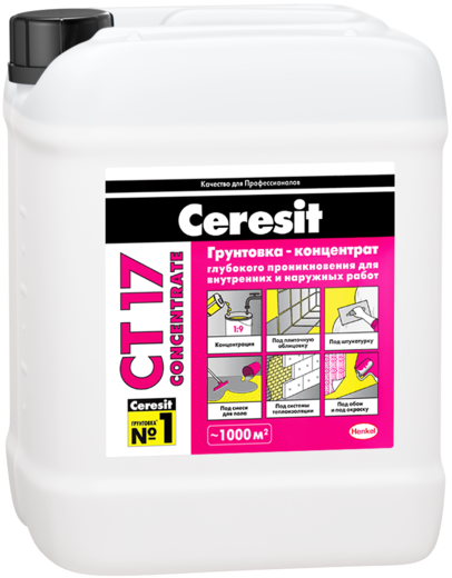Ceresit CT 17 Concentrate грунтовка-концентрат глубокого проникновения