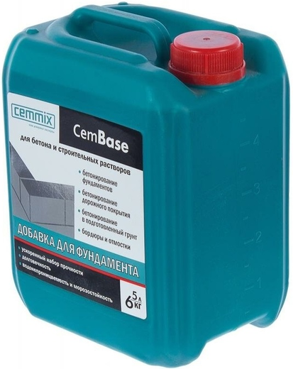 Cemmix Cembase Фундамент добавка для строительных растворов Cemmix Cembase Фундамент добавка для строительных растворов