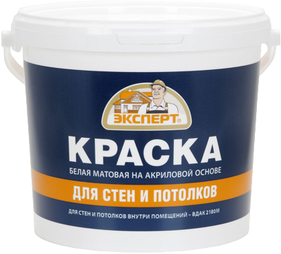 Эксперт ВД-АК-1180 М акриловая водоэмульсионная краска для потолков и стен Эксперт ВД-АК-1180 М акриловая водоэмульсионная краска для потолков и стен