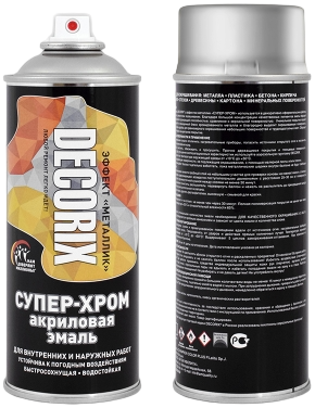 Decorix Super Chrome Enamel эмаль супер-хром Decorix Super Chrome Enamel эмаль супер-хром