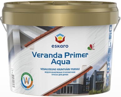Eskaro Veranda Primer Aqua грунтовочная краска для дерева Eskaro Veranda Primer Aqua грунтовочная краска для дерева