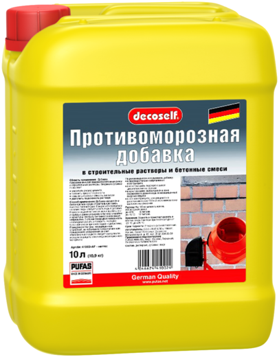 Пуфас Decoself противоморозная добавка