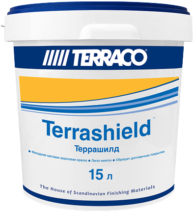 Terraco Terrashield краска акриловая для фасадных работ Terraco Terrashield краска акриловая для фасадных работ