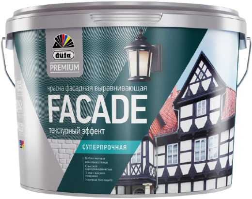 Dufa Premium Facade краска фасадная выравнивающая суперпрочная Dufa Premium Facade краска фасадная выравнивающая суперпрочная недорого с доставкой