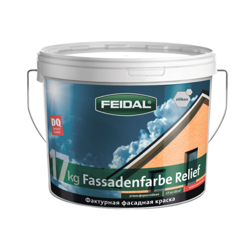 Feidal Silikon Fassadenfarbe Relief фактурная силиконовая краска по минеральным основаниям