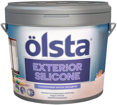 Olsta Exterior Silicone краска фасадная силиконовая