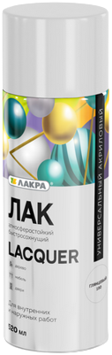 Лакра Lacquer лак аэрозольный универсальный
