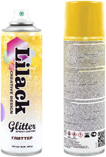 Lilack Glitter Effect Coating глиттер аэрозольный