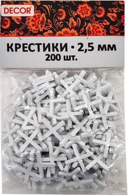 Decor крестики для кафельной плитки Decor крестики для кафельной плитки