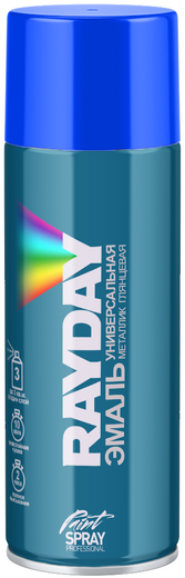 Rayday Paint Spray Professional эмаль универсальная металлик глянцевая Rayday Paint Spray Professional эмаль универсальная металлик глянцевая