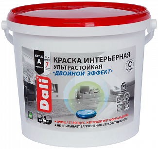 Dali Двойной Эффект краска интерьерная ультрастойкая акриловая Dali Двойной Эффект краска интерьерная ультрастойкая акриловая