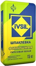 Ивсил Финишная шпаклевка гипсовая белая