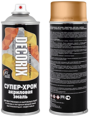 Decorix Super Chrome Enamel эмаль супер-хром Decorix Super Chrome Enamel эмаль супер-хром