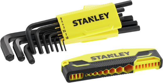 Stanley Hex Grip набор ключей торцевых шестигранных метрических