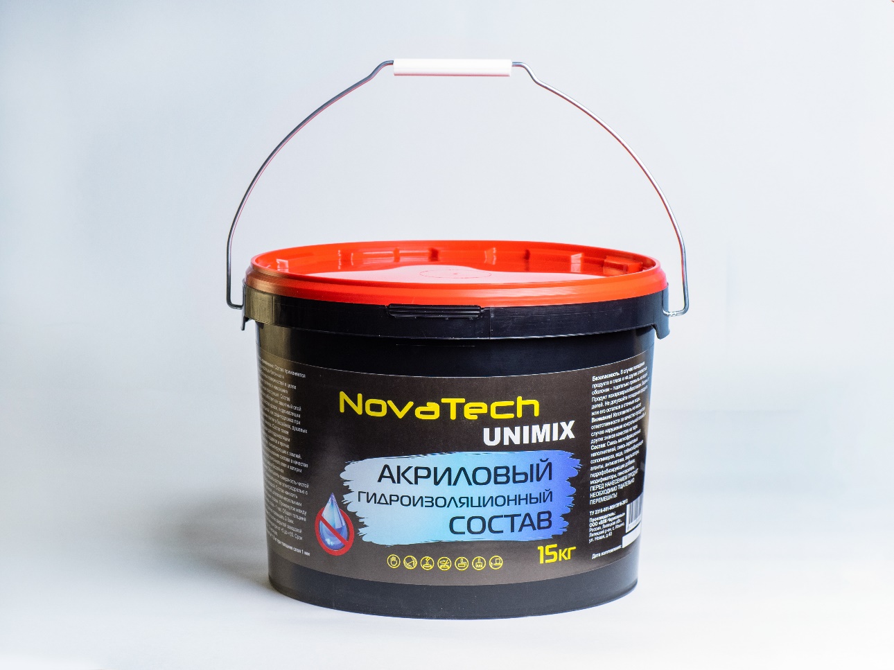 Акриловый гидроизоляционный состав NovaTech UNIMIX