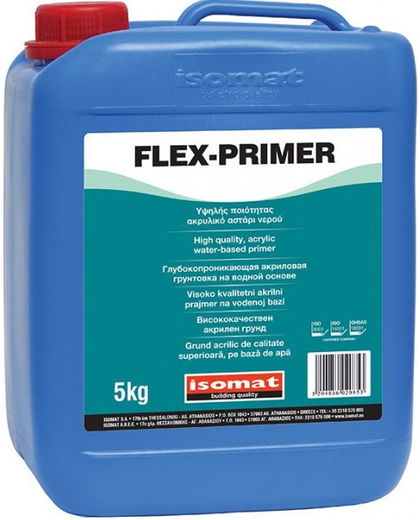 Isomat Flex-Primer глубокопроникающая акриловая грунтовка на водной основе