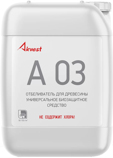 Аквест A 03 отбеливатель для древесины Аквест A 03 отбеливатель для древесины