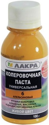 Лакра колеровочная паста универсальная