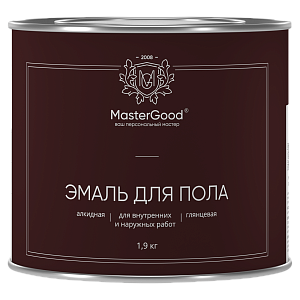 Master Good Эмаль для пола желто-коричневая недорого с доставкой