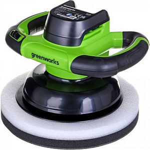 Greenworks G24BU10 шлифмашина полировальная аккумуляторная недорого с доставкой