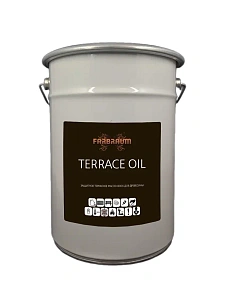 FARBRAUM TERRACE OIL Защитное террасное масло-воск для древесины недорого с доставкой