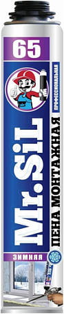 Mr.Sil 65 пена монтажная профессиональная Mr.Sil 65 пена монтажная профессиональная недорого с доставкой