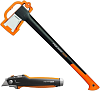 Fiskars Х25+Carbonmax набор (топор-колун + нож строительный с лезвием 18 мм) Fiskars Х25+Carbonmax набор (топор-колун + нож строительный с лезвием 18 мм) недорого с доставкой