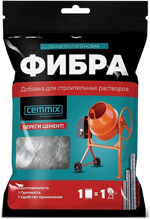 Cemmix Фибра Базальтовая добавка для строительных растворов Cemmix Фибра Базальтовая добавка для строительных растворов