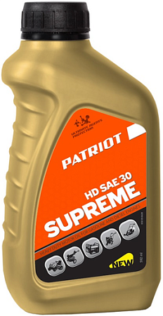 Патриот Supreme HD SAE 30 масло моторное минеральное Патриот Supreme HD SAE 30 масло моторное минеральное