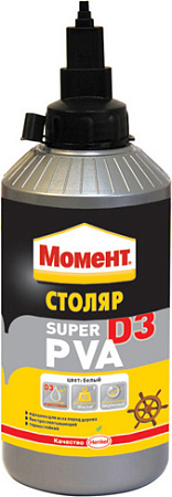 Момент Столяр ПВА Super PVA D3 клей водостойкий Момент Столяр ПВА Super PVA D3 клей водостойкий