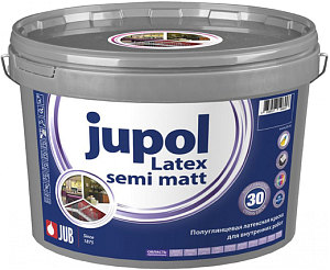 Jub Jupol Latex Semi Matt краска полуматовая латексная для внутренних работ недорого с доставкой