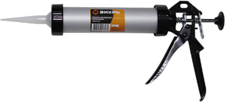 Вихрь пистолет для герметика алюминиевый закрытый Вихрь пистолет для герметика алюминиевый закрытый недорого с доставкой
